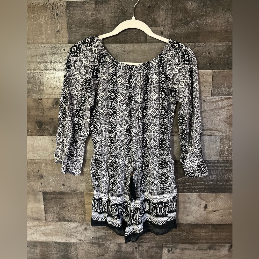Love Culture Off the Shoulder Romper